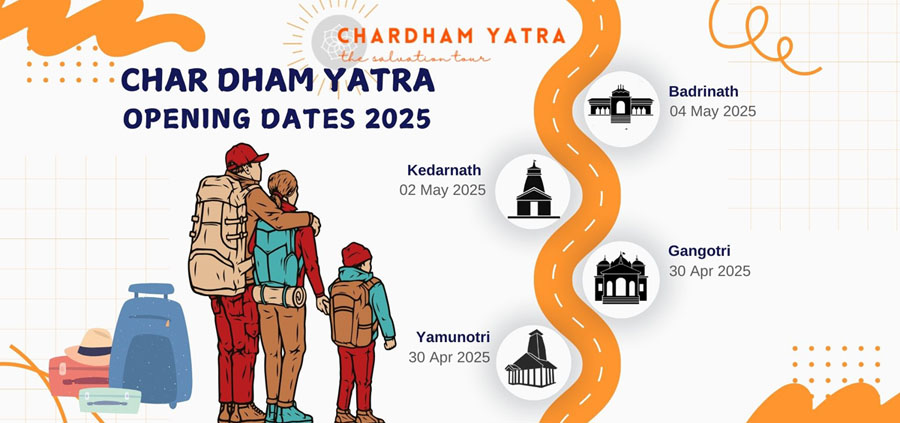Chardham Yatra Opening & Closing Dates
